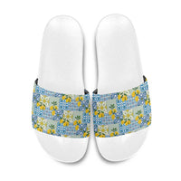 Sicily Italy Lemon Maiolica Slide Sandals Sicilian Citrus Tile Mediterranean Art