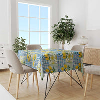 Sicily Italy Lemon Maiolica Tablecloth Sicilian Citrus Tile Mediterranean Art