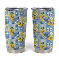 Sicily Italy Lemon Maiolica Tumbler Cup Sicilian Citrus Tile Mediterranean Art