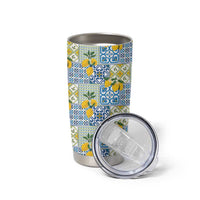 Sicily Italy Lemon Maiolica Tumbler Cup Sicilian Citrus Tile Mediterranean Art