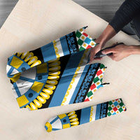 Sicily Italy Carretto Siciliano Umbrella Azure Sicilian Cart Wheel Pattern