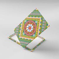 Sicily Italy Carretto Siciliano Canvas Wall Art Green Sicilian Cart Wheel Pattern