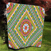 Sicily Italy Carretto Siciliano Quilt Green Sicilian Cart Wheel Pattern