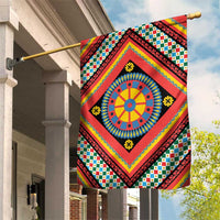 Sicily Italy Carretto Siciliano Garden Flag Red Sicilian Cart Wheel Pattern