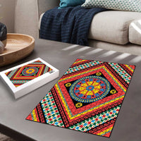 Sicily Italy Carretto Siciliano Puzzle Red Sicilian Cart Wheel Pattern