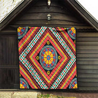 Sicily Italy Carretto Siciliano Quilt Red Sicilian Cart Wheel Pattern