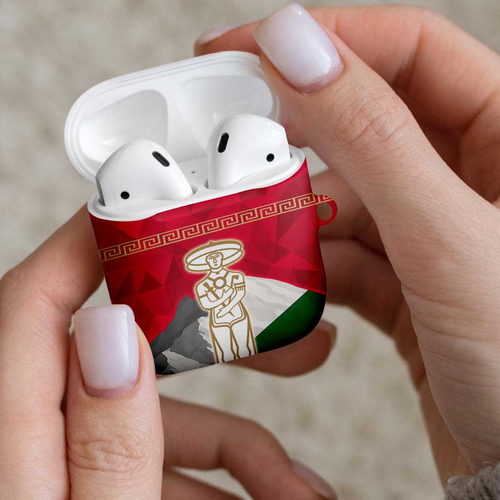 Italy Abruzzo AirPods Case Emblem With Flag Style - Wonder Print Shop