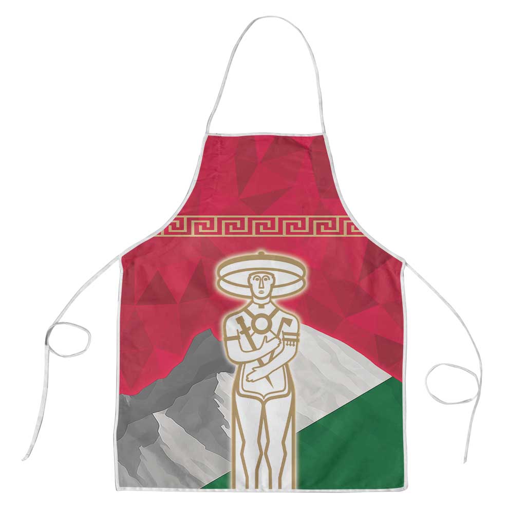 Italy Abruzzo Apron Emblem With Flag Style - Wonder Print Shop