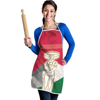 Italy Abruzzo Apron Emblem With Flag Style - Wonder Print Shop