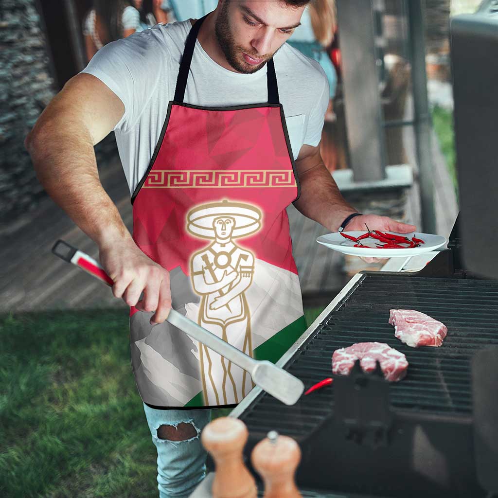 Italy Abruzzo Apron Emblem With Flag Style - Wonder Print Shop