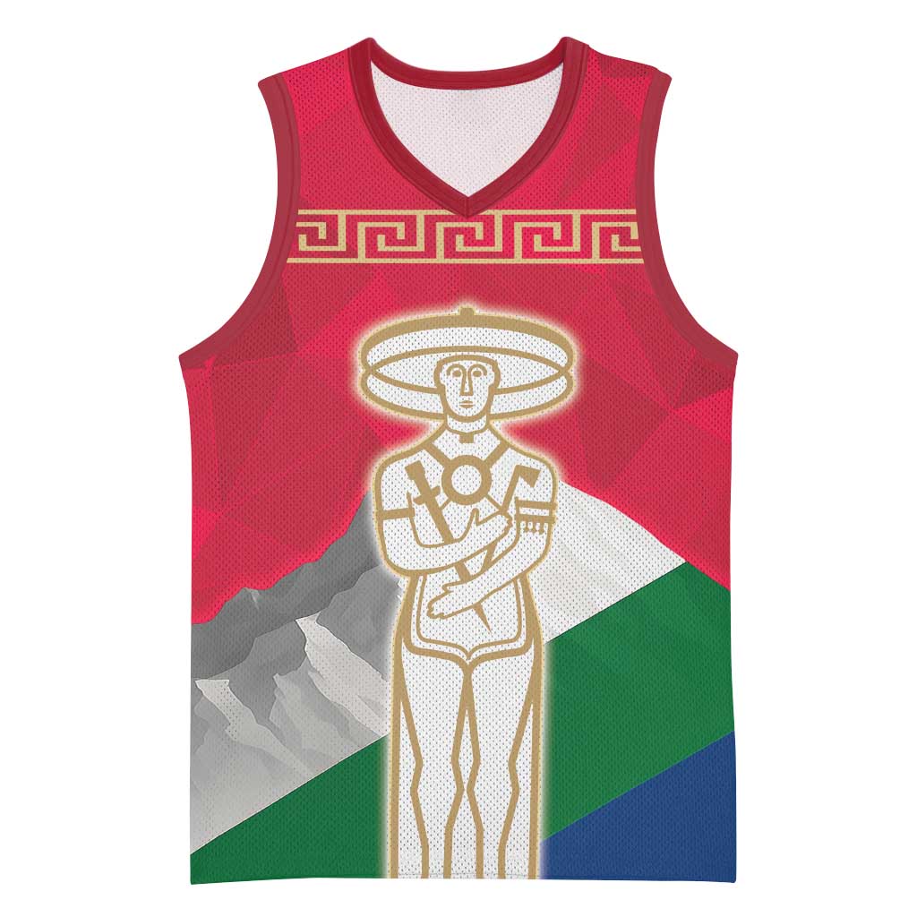 Italy Abruzzo Basketball Jersey Emblem With Flag Style - Wonder Print Shop