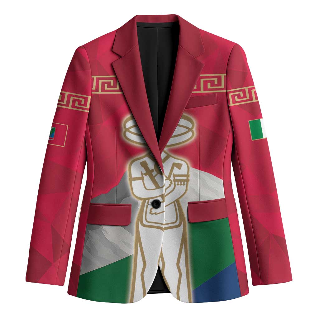 Italy Abruzzo Blazer Emblem With Flag Style - undefined
