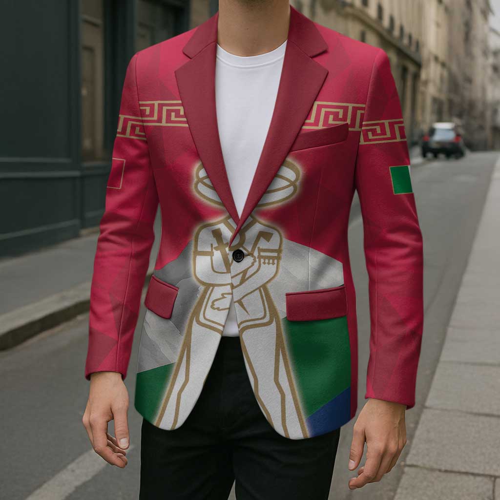 Italy Abruzzo Blazer Emblem With Flag Style - undefined