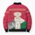 Italy Abruzzo Bomber Puffer Jacket Emblem With Flag Style - Wonder Print Shop