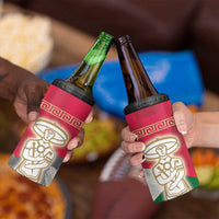 Italy Abruzzo 4 in 1 Can Cooler Tumbler Emblem With Flag Style - Wonder Print Shop