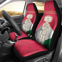 Italy Abruzzo Car Seat Cover Emblem With Flag Style - Wonder Print Shop