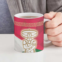 Italy Abruzzo Ceramic Mug Emblem With Flag Style - Wonder Print Shop