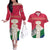 Italy Abruzzo Couples Matching Off The Shoulder Long Sleeve Dress and Hawaiian Shirt Emblem With Flag Style LT19