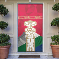 Italy Abruzzo Door Cover Emblem With Flag Style - Wonder Print Shop