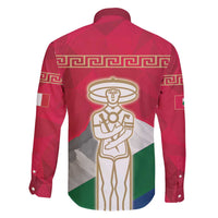 Italy Abruzzo Family Matching Short Sleeve Bodycon Dress and Hawaiian Shirt Emblem With Flag Style LT19