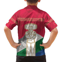 Italy Abruzzo Family Matching Summer Maxi Dress and Hawaiian Shirt Emblem With Flag Style LT19