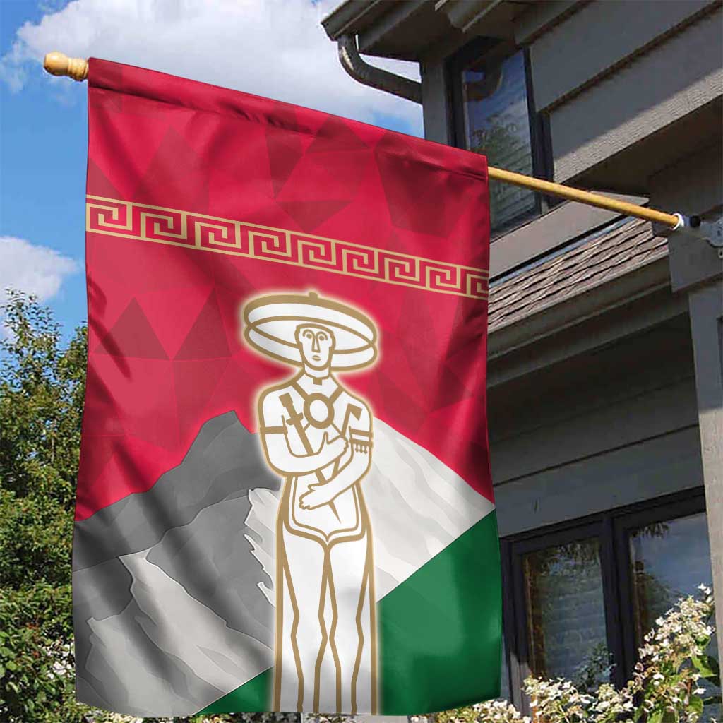 Italy Abruzzo Garden Flag Emblem With Flag Style - Wonder Print Shop