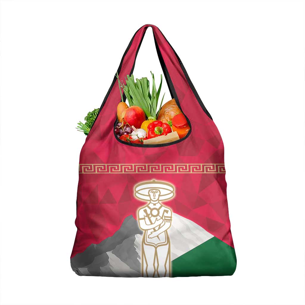 Italy Abruzzo Grocery Bag Emblem With Flag Style - Wonder Print Shop