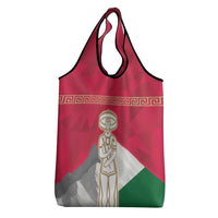 Italy Abruzzo Grocery Bag Emblem With Flag Style - Wonder Print Shop