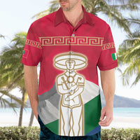 Italy Abruzzo Hawaiian Shirt Emblem With Flag Style LT19