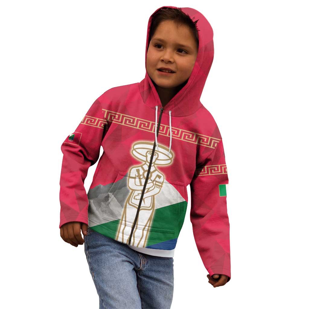 Italy Abruzzo Kid Hoodie Emblem With Flag Style LT19