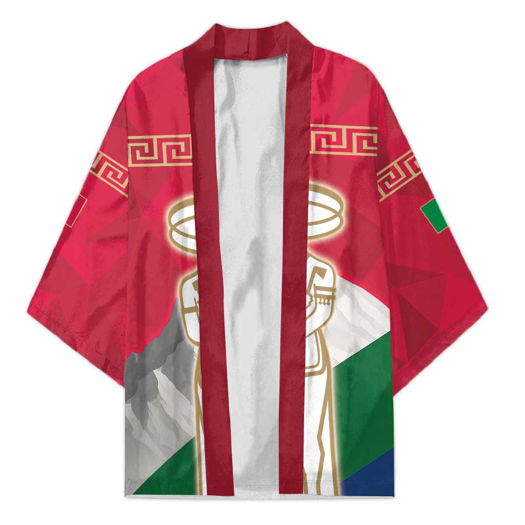 Italy Abruzzo Kimono Emblem With Flag Style - Wonder Print Shop
