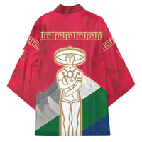 Italy Abruzzo Kimono Emblem With Flag Style - Wonder Print Shop
