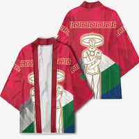 Italy Abruzzo Kimono Emblem With Flag Style - Wonder Print Shop