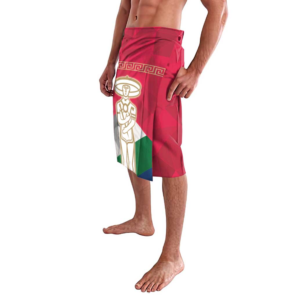 Italy Abruzzo Lavalava Emblem With Flag Style LT19