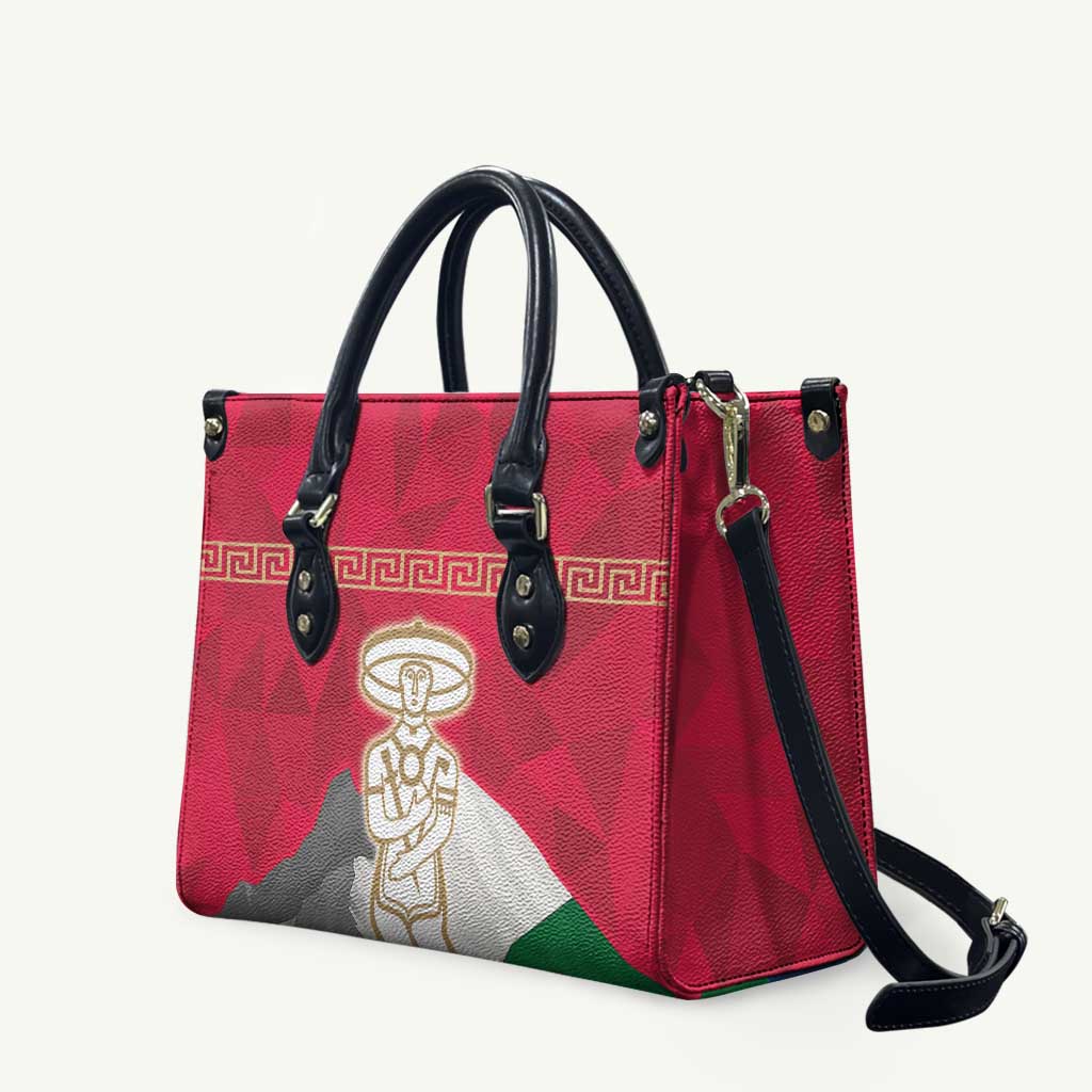 Italy Abruzzo Leather Bag Emblem With Flag Style - Wonder Print Shop