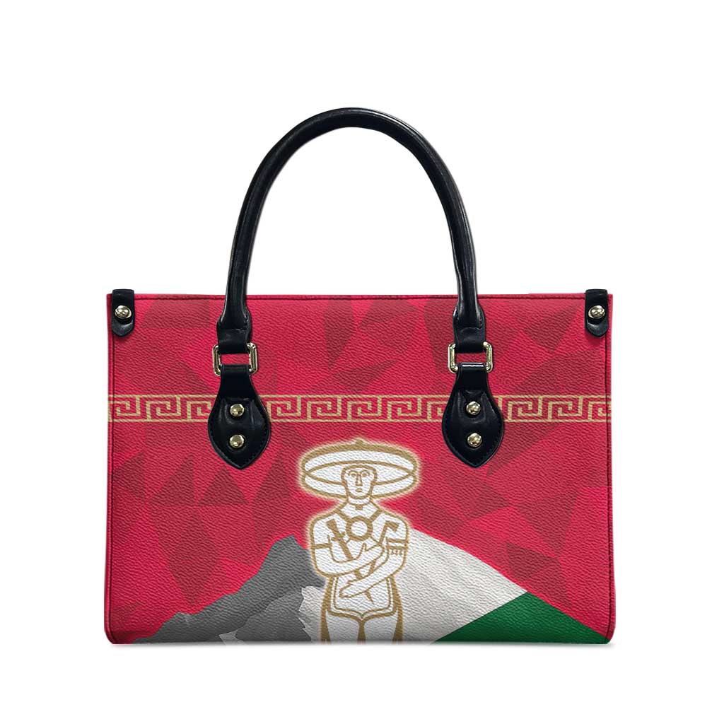 Italy Abruzzo Leather Bag Emblem With Flag Style - Wonder Print Shop