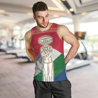 Italy Abruzzo Men Tank Top Emblem With Flag Style LT19