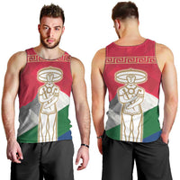 Italy Abruzzo Men Tank Top Emblem With Flag Style LT19
