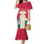 Italy Abruzzo Mermaid Dress Emblem With Flag Style LT19