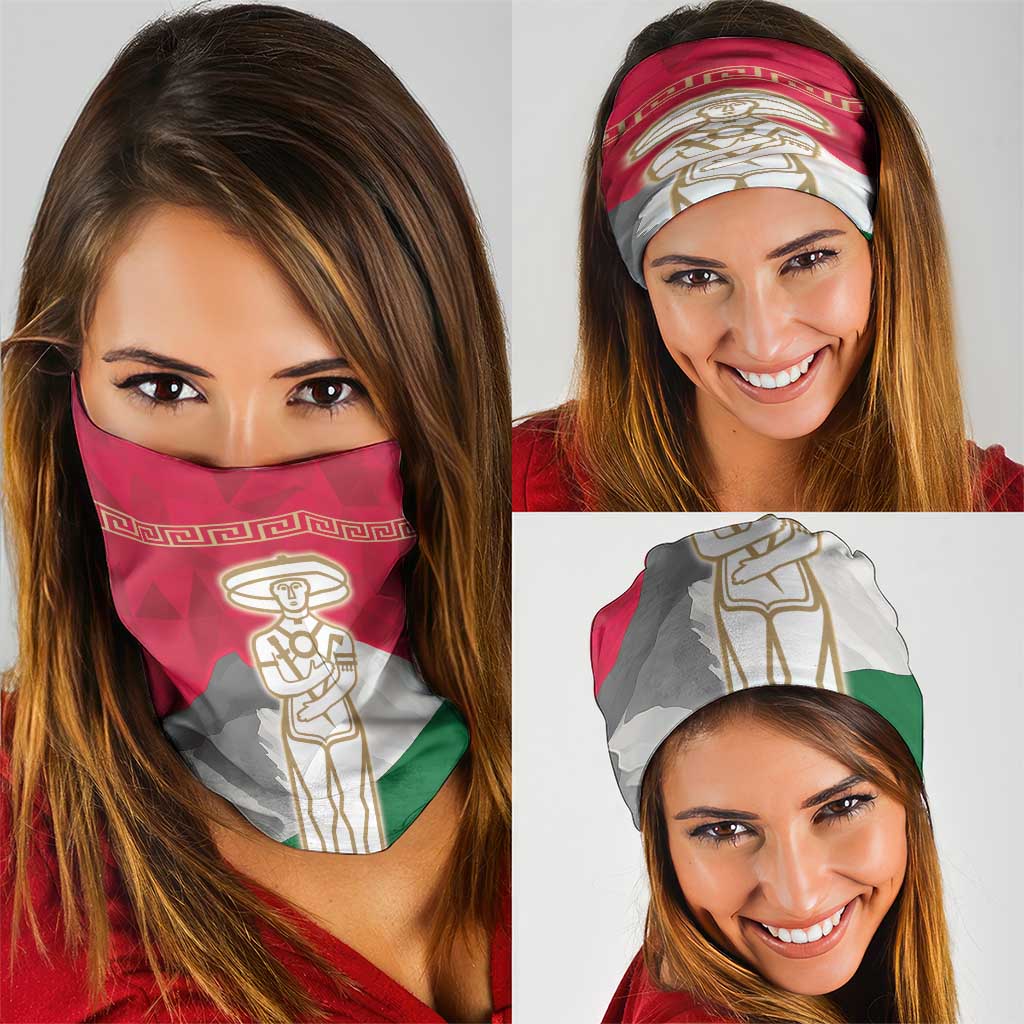 Italy Abruzzo Neck Gaiter Emblem With Flag Style - Wonder Print Shop