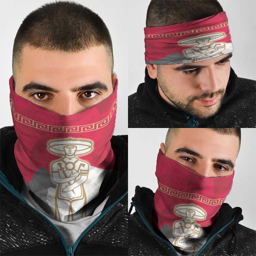 Italy Abruzzo Neck Gaiter Emblem With Flag Style - Wonder Print Shop