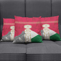 Italy Abruzzo Pillow Cover Emblem With Flag Style - Wonder Print Shop