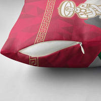 Italy Abruzzo Pillow Cover Emblem With Flag Style - Wonder Print Shop