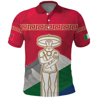 Italy Abruzzo Polo Shirt Emblem With Flag Style LT19
