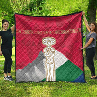 Italy Abruzzo Quilt Emblem With Flag Style - Wonder Print Shop