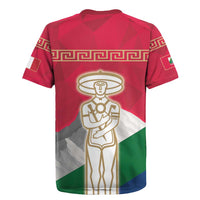 Italy Abruzzo Rugby Jersey Emblem With Flag Style LT19