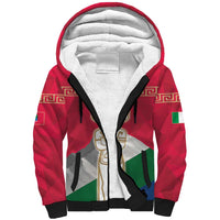 Italy Abruzzo Sherpa Hoodie Emblem With Flag Style LT19