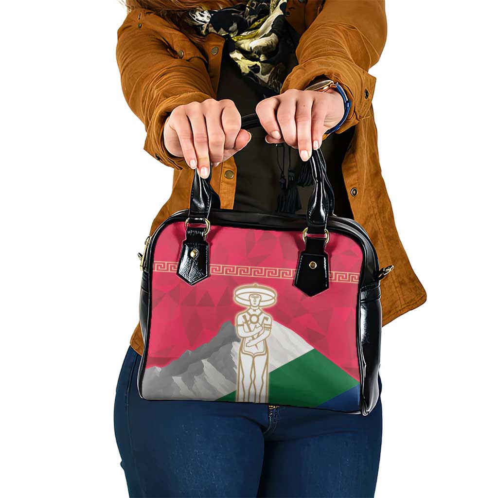 Italy Abruzzo Shoulder Handbag Emblem With Flag Style - Wonder Print Shop