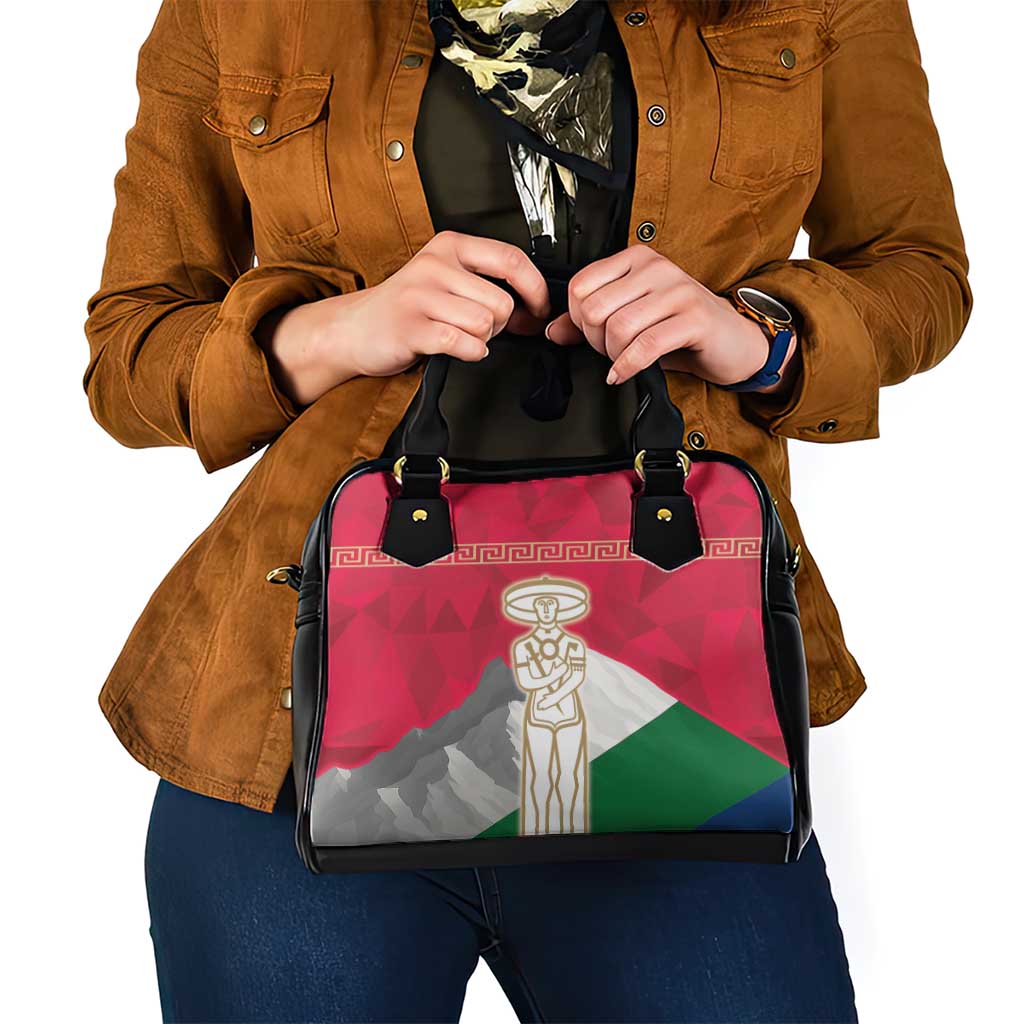 Italy Abruzzo Shoulder Handbag Emblem With Flag Style - Wonder Print Shop