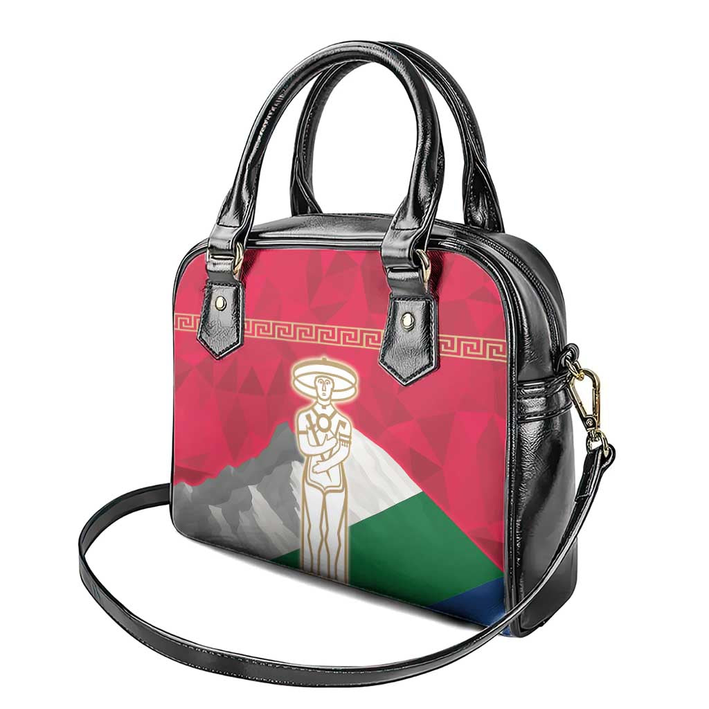 Italy Abruzzo Shoulder Handbag Emblem With Flag Style - Wonder Print Shop